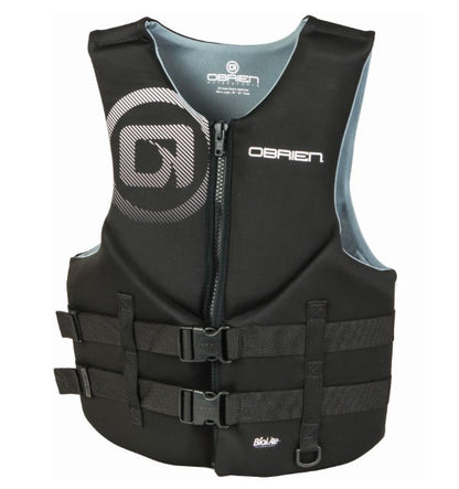 OBRIEN VEST MENS TRADITIONAL BLACK/GRAY